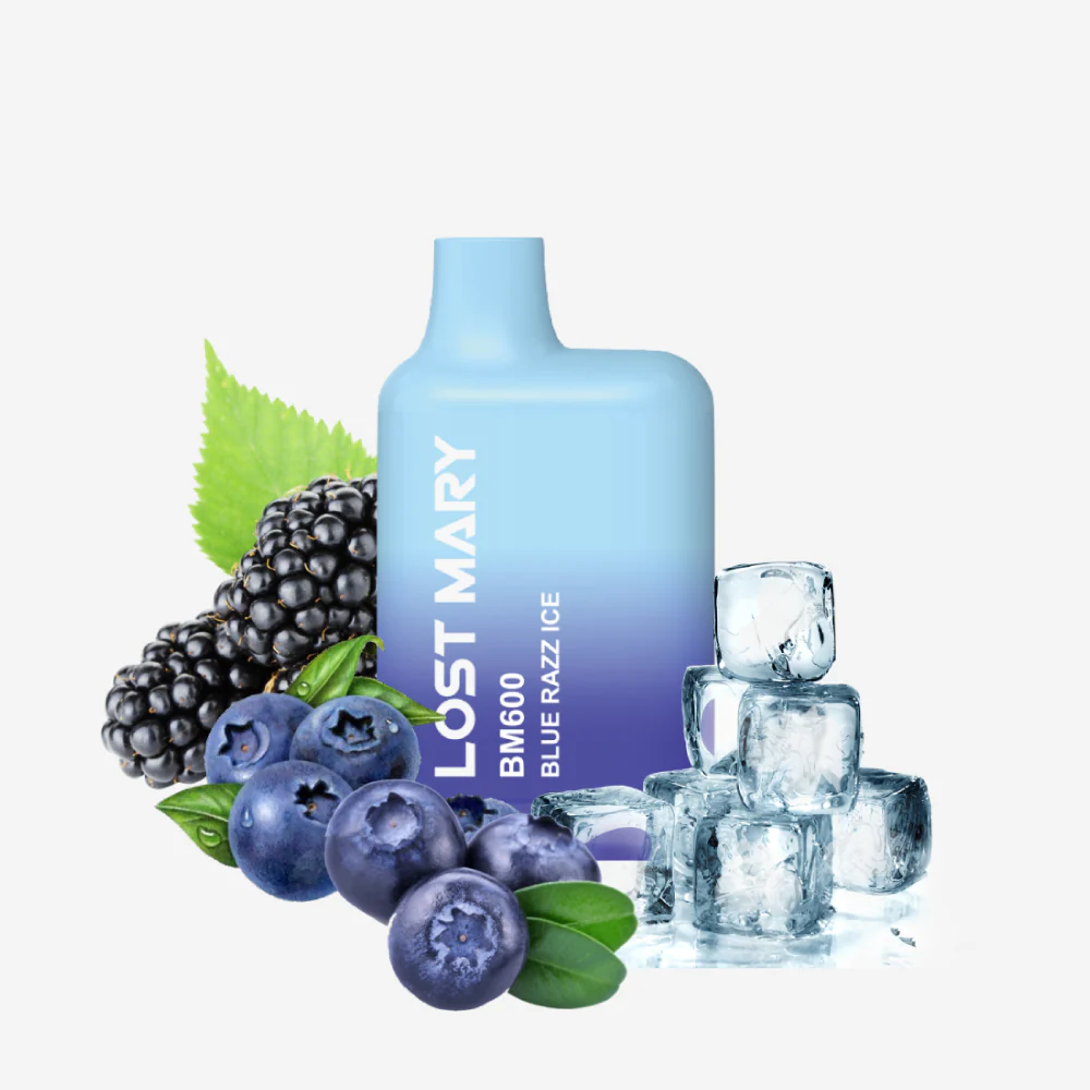 Lost Mary BM600 BLUE RAZZ ICE 20 MG