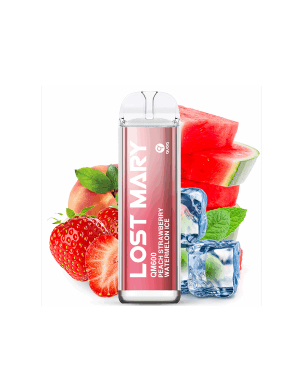 LOST MARY QM 600 PEACH STRAWBERRY WATERMELON ICE 20MG