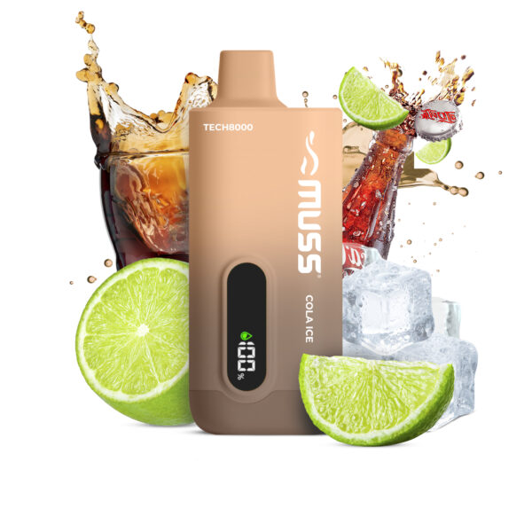 Muss Tech 8000 COLA ICE 0 MG