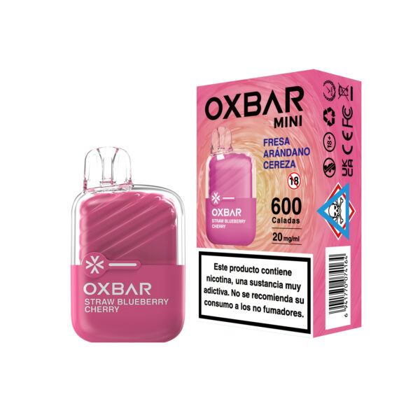 OXBAR MINI - STRAWBERRY BLUEBERRY CHERRY 20MG - Imagen 2