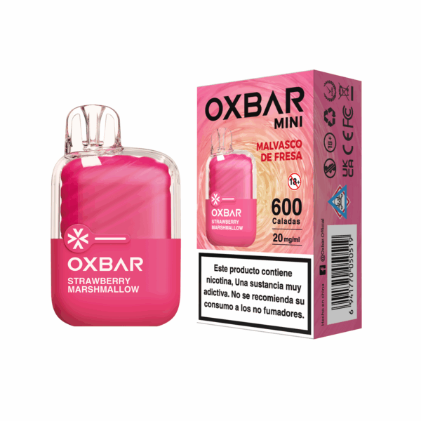 OXBAR MINI - STRAWBERRY MARSHMALLOW 20MG - Imagen 2