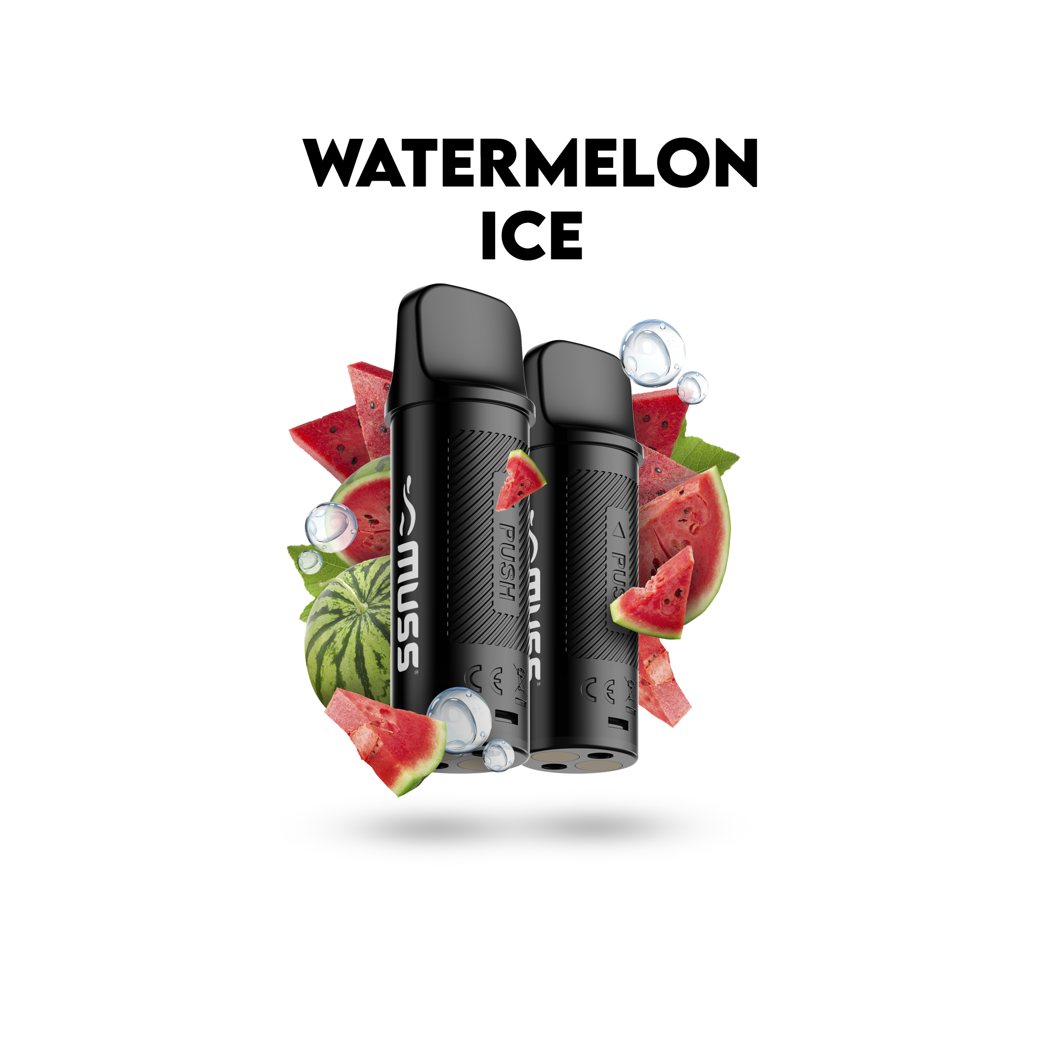 Pack de 2 Cartuchos PodMuss Marmol Pro Watermelon Ice