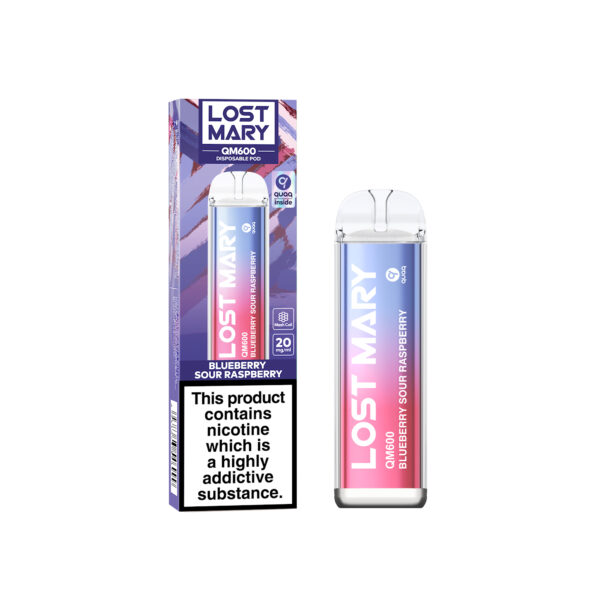 LOST MARY QM600 - BLUEBERRY SOUR RASPBERRY 20MG - Imagen 2