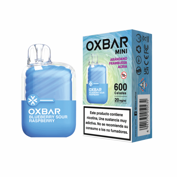 OXBAR MINI - BLUEBERRY SOUR RASPBERRY 20MG - Imagen 2