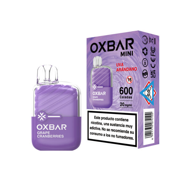 OXBAR MINI - GRAPE CRANBERRIES 20MG - Imagen 2