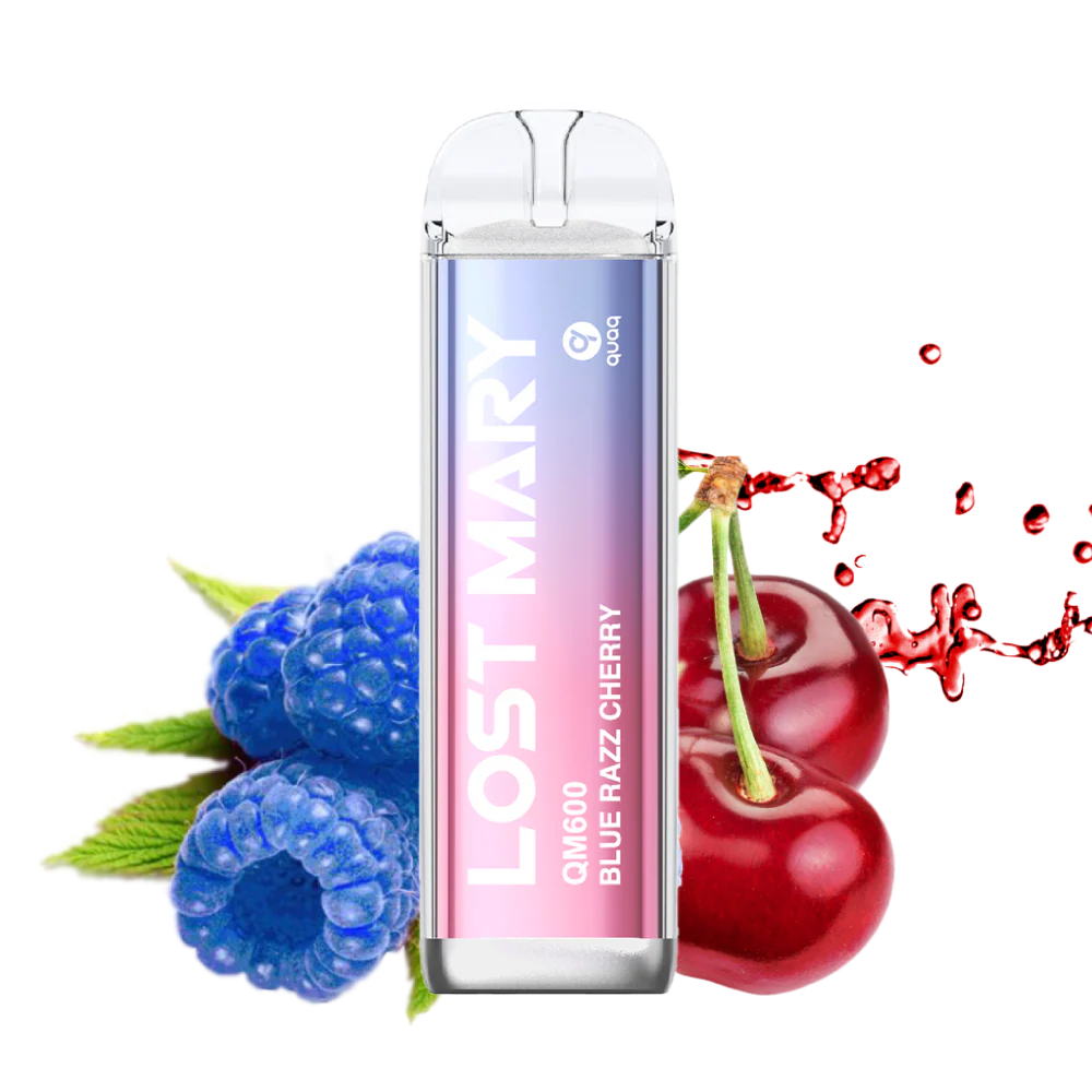 LOST MARY QM600 – BLUE RAZZ CHERRY 20MG