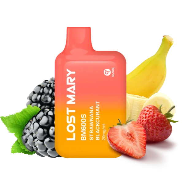 Lost Mary BM600 STRAWNANA BLACKCURRANT 20 MG