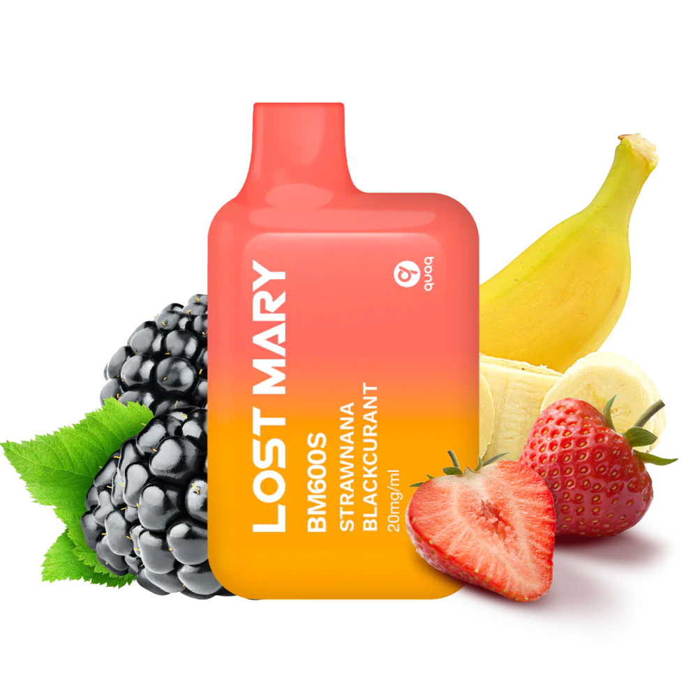 Lost Mary BM600 STRAWNANA BLACKCURRANT 20 MG