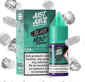 JUSTJUICE MINT RANGE BLACK 5 MG