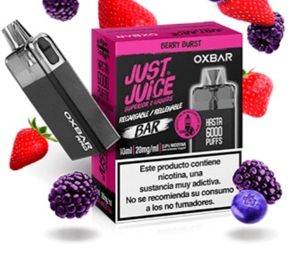 JUST JUICE Oxbar Refillable Pod - Berry Burst 20 mg