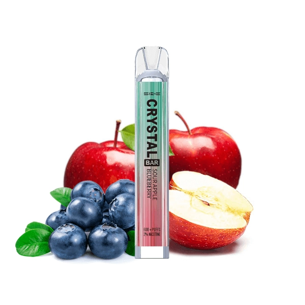 SKE Disposable Crystal Bar Sour Apple Blueberry 20mg