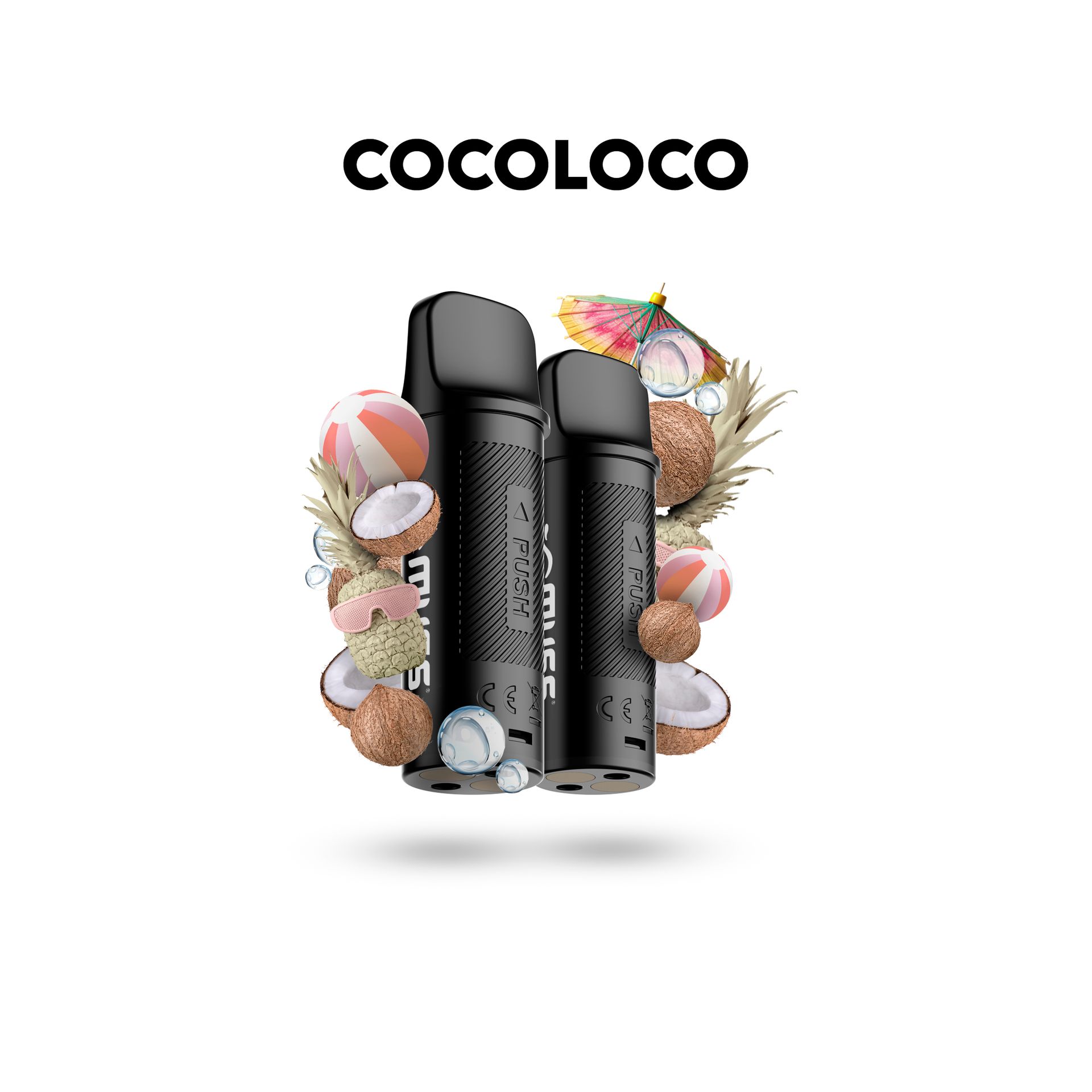 Muss Marmol Pro Cocoloco 20mg (Pack De 2 Cartuchos Pod)