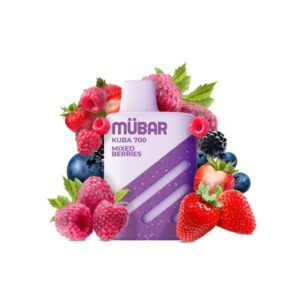 Mübar Kuba 700 Mixed Berries 20mg