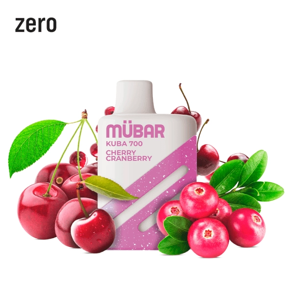 Mübar Kuba 700 Disposable Cherry Cranberry 0mg