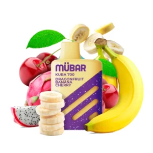 Mübar Kuba 700 Disposable Dragonfruit Banana Cherry 20mg