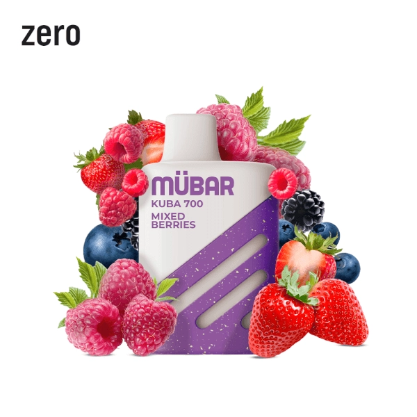 Mübar Kuba 700 Disposable Mixed Berries 0mg