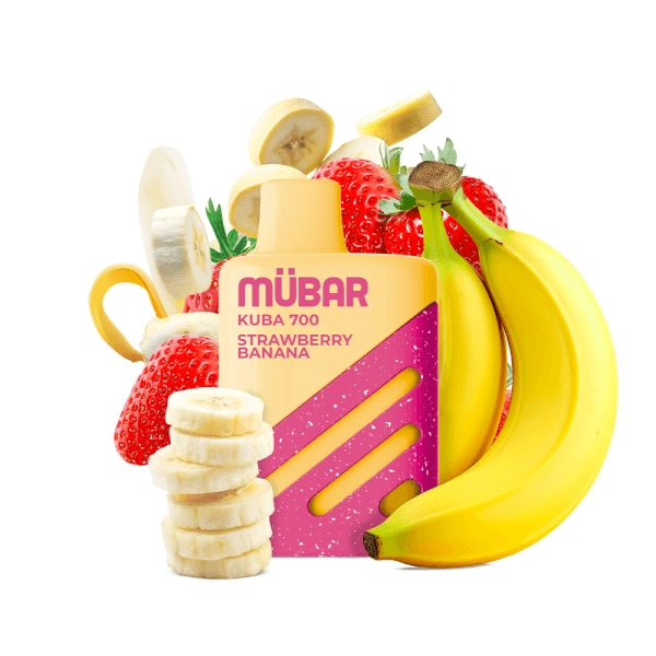 Mübar Kuba 700 Disposable Strawberry Banana 20mg
