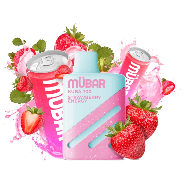 Mübar Kuba 700 Disposable Strawberry Energy 20mg