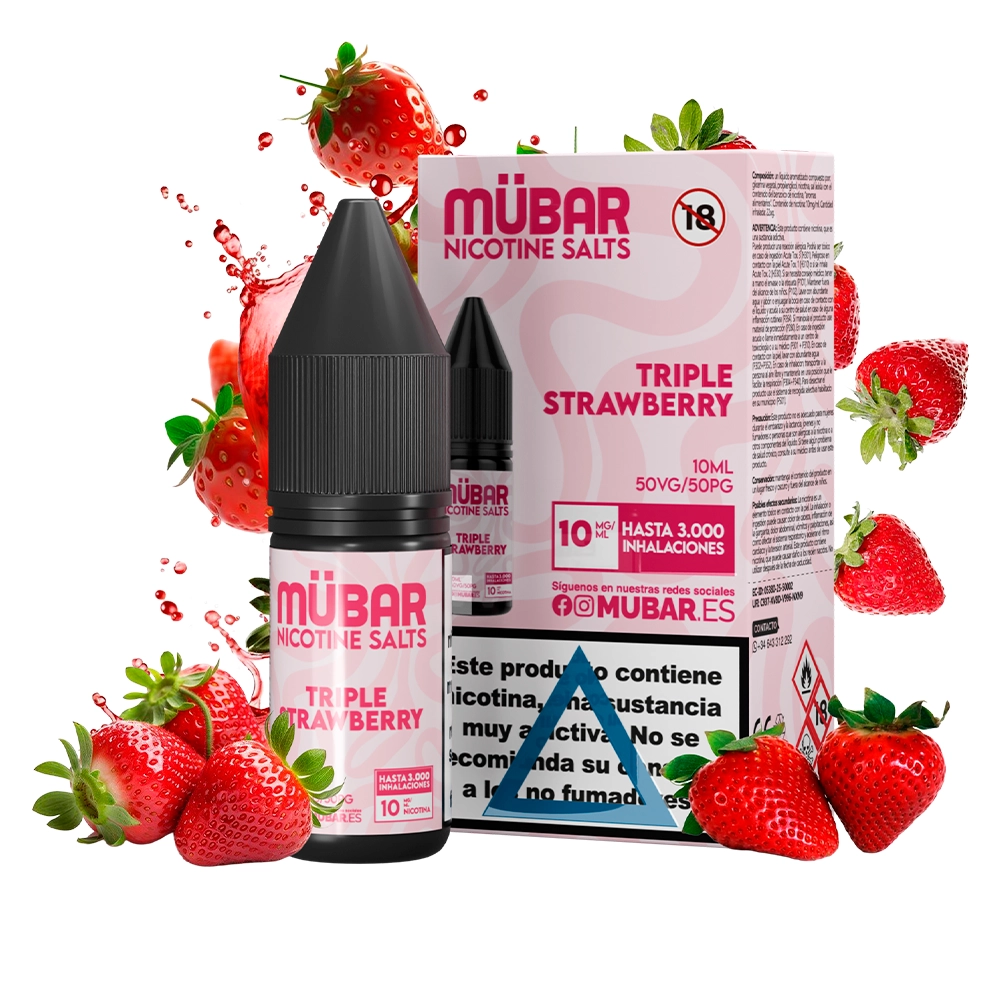 Mübar Salts Triple Strawberry 10ml