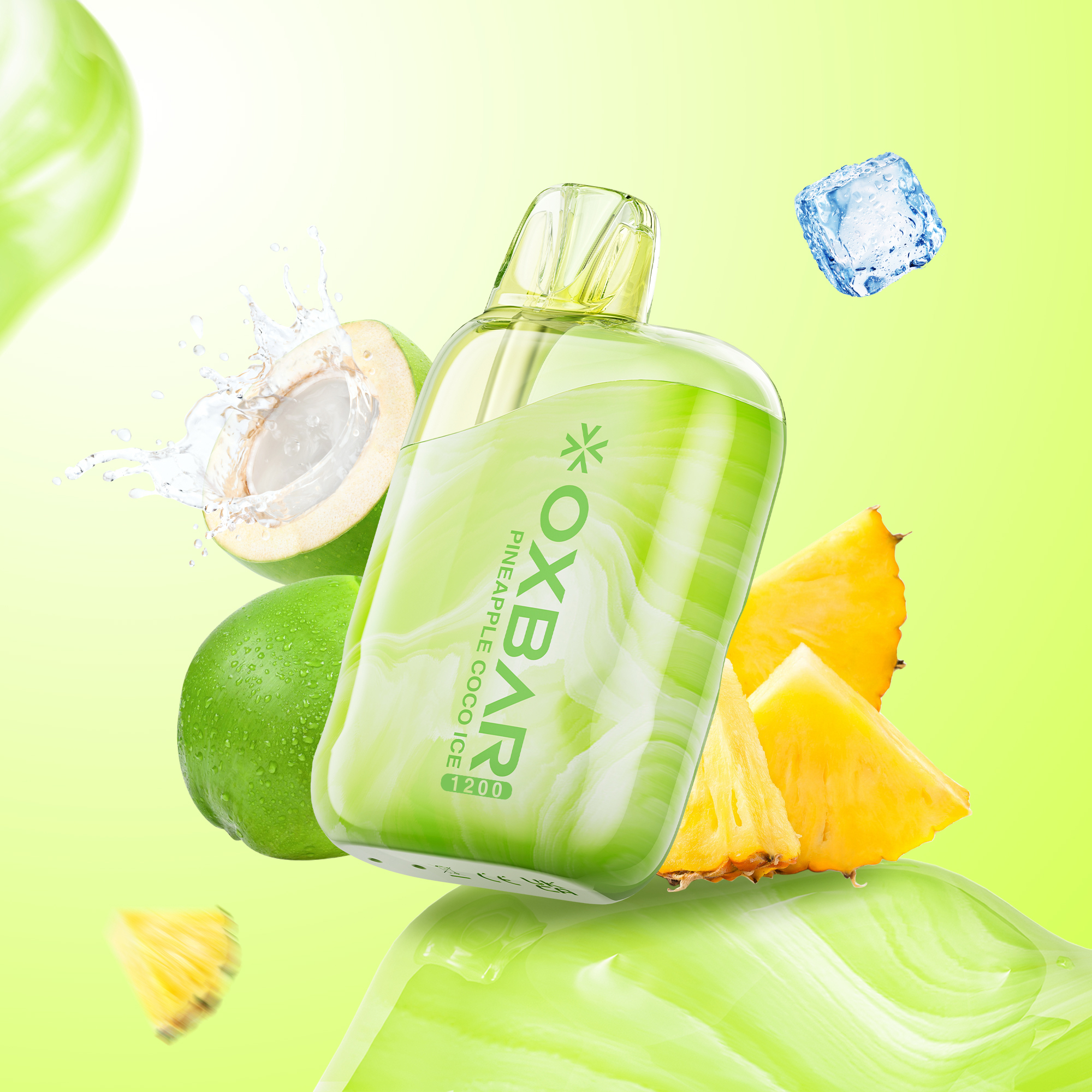 Oxbar 1200 Pineapple Coco Ice 20mg