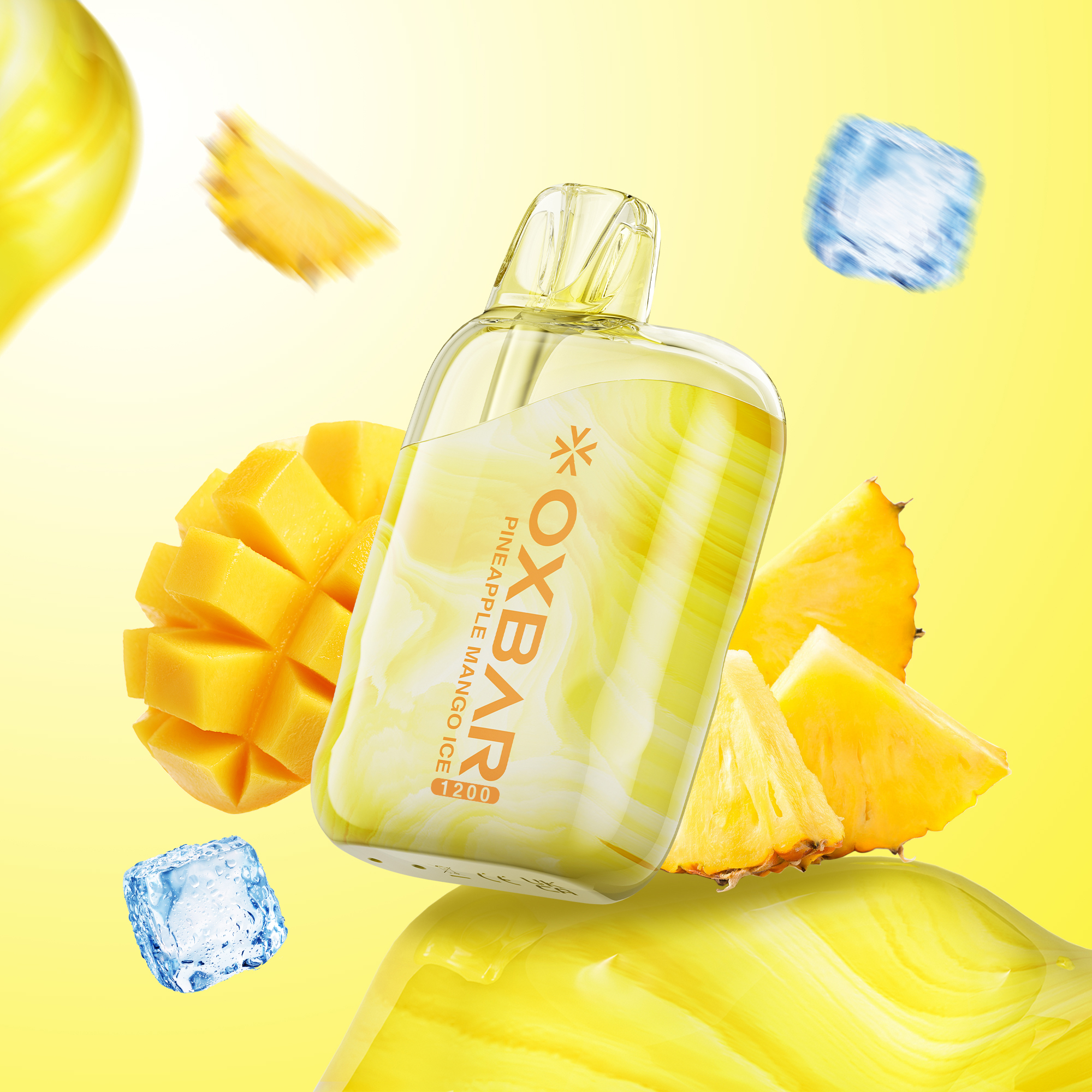 Oxbar 1200 Pineapple Mango Ice 20mg