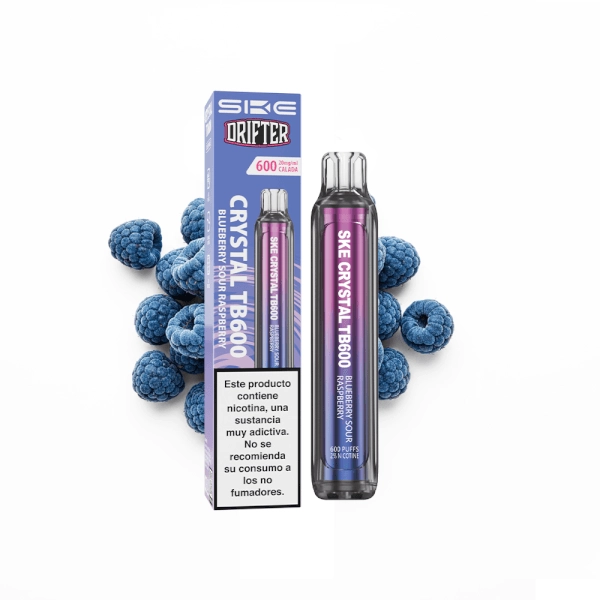 SKE × Drifter Crystal TB600 Blue Sour Raspberry 20mg