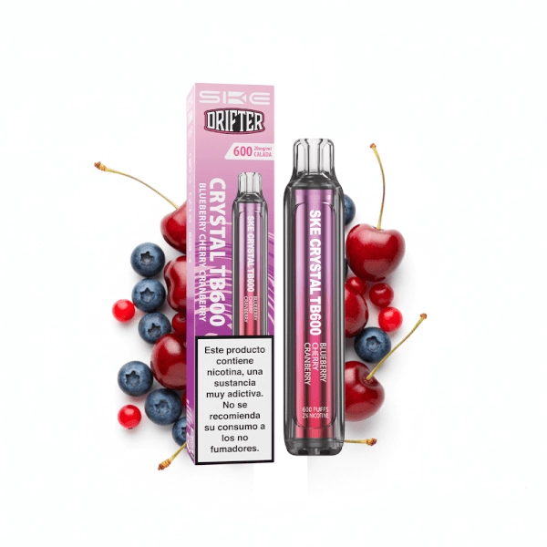 SKE × Drifter Crystal TB600 Blueberry Cherry Cranberry 20mg