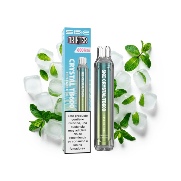 SKE × Drifter Crystal TB600 Triple Menthol 20mg