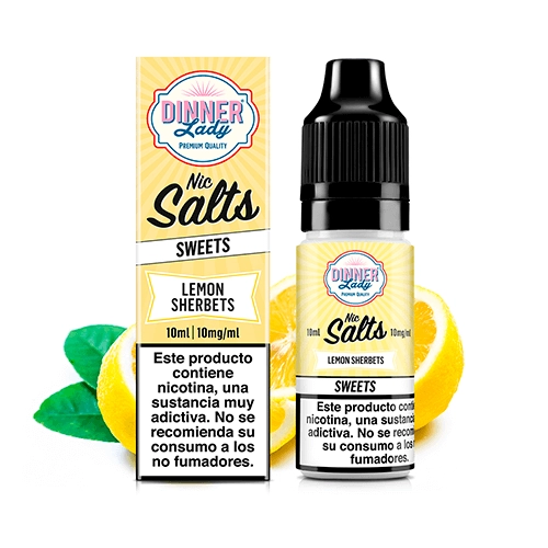 Dinner Lady Salts Lemon Sherbets 10ml