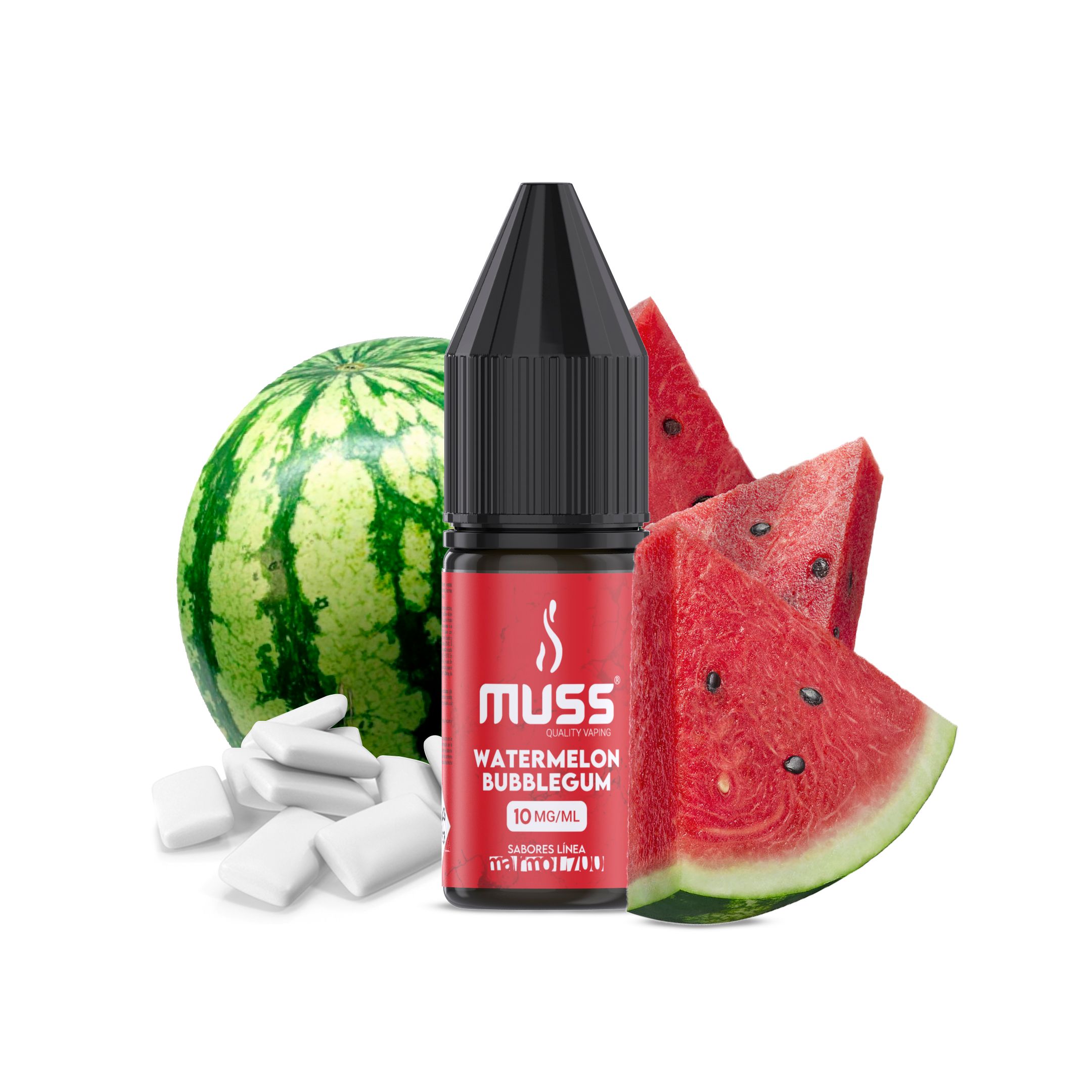Muss Nicotine Salt Watermelon Bubblegum 10ml