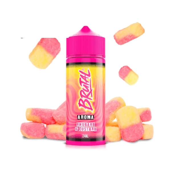 Brutal By Just Juice Rhubarb & Custard Longfill 24ml