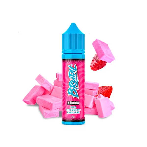 Brutal By Just Juice Sour Strawberry Bubblegum Longfill 12ml