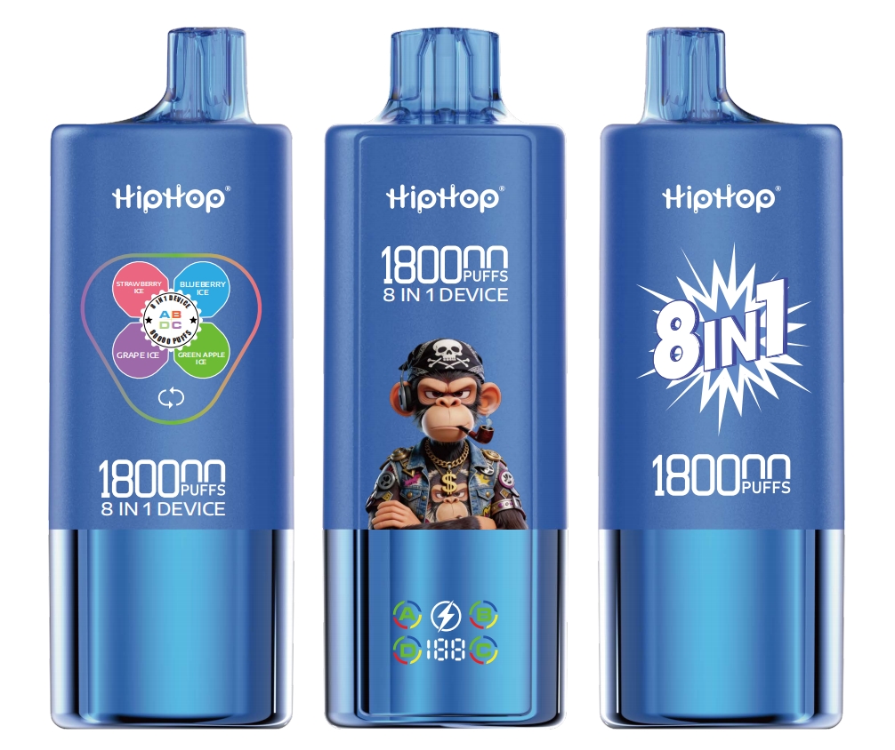 HipHop 180K 8in1 Strawberry Ice · Blueberry Ice · Green Apple Ice · Grape Ice