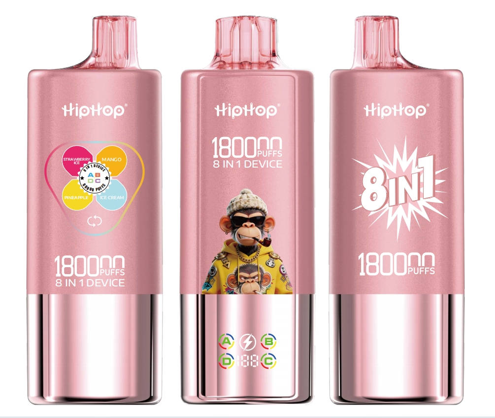 HipHop 180K 8in1 Strawberry Ice · Mango · Ice Cream · Pineapple