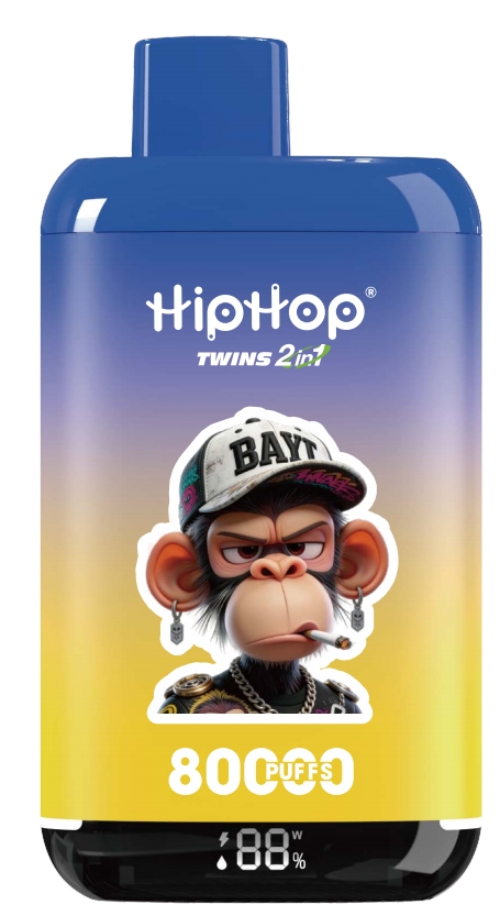 HipHop 80K 2in1 Mixed Berry · Peach Ice