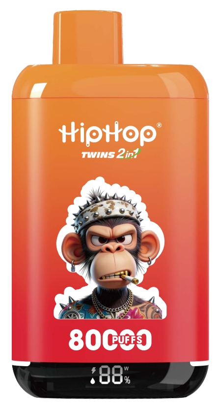 HipHop 80K 2in1 Peach Mango Watermelon · Strawberry Banana