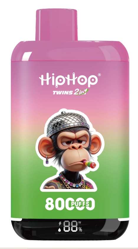 HipHop 80K 2in1 Watermelon Ice · Strawberry Kiwi