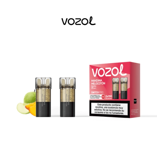 Vozol Switch Pro Prefilled Pod Apple Peach 20mg (Pack 2)
