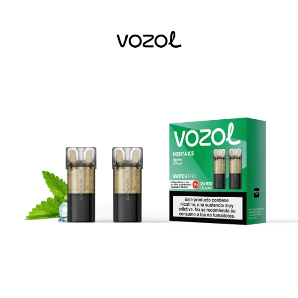 Vozol Switch Pro Prefilled Pod Mint Ice 20mg (Pack 2)
